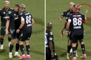 前国米后卫埃尔金在土耳其联赛中殴打队友，吃到红牌+被球队除名